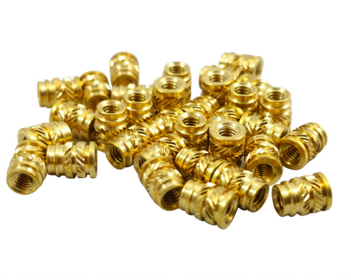 RS PRO  RS PRO, M6 Brass Threaded Insert diameter 8mm Depth 12.7