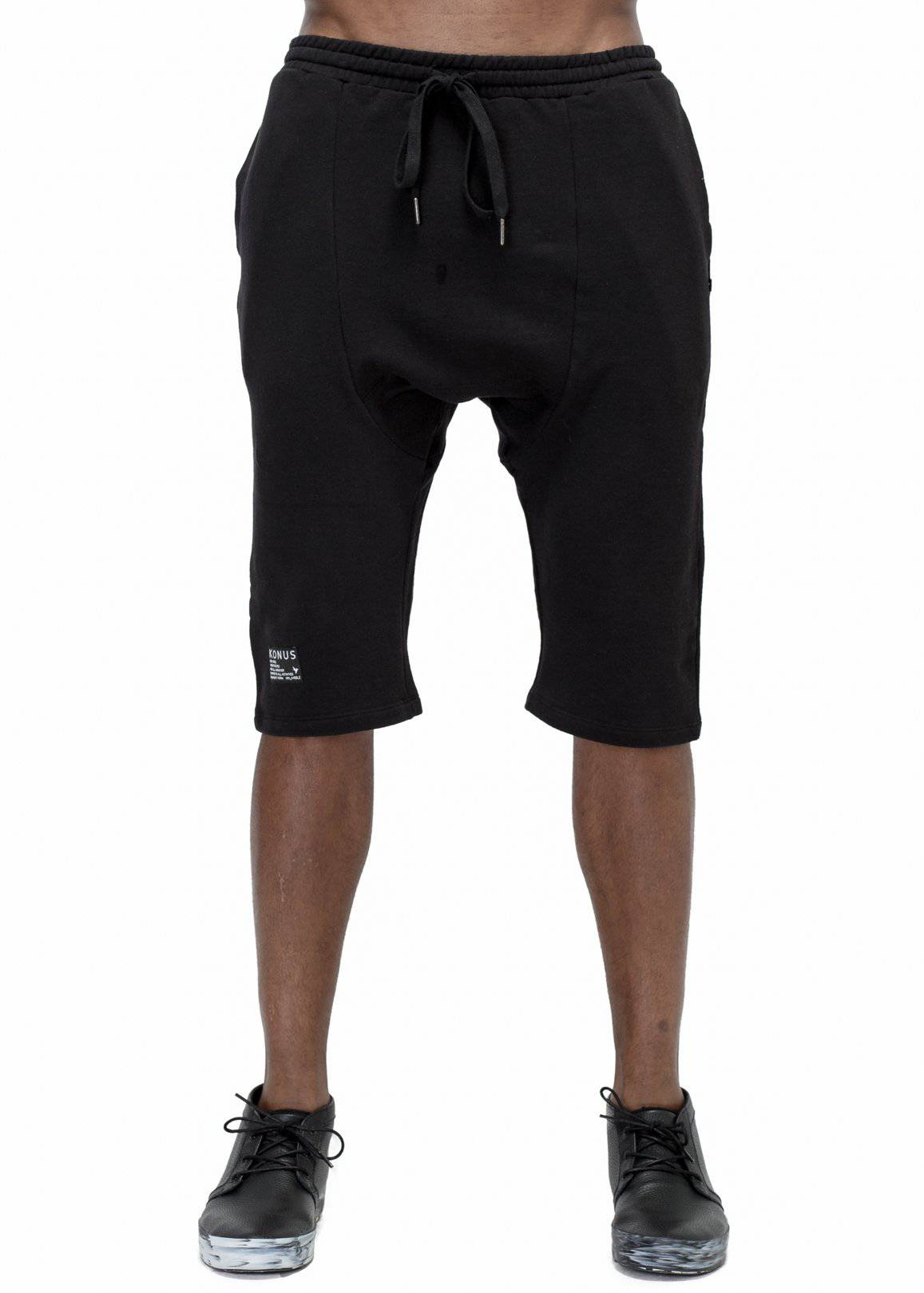 Konus Men's Terry Shorts in Black by Shop at Konus – The Olde Soul