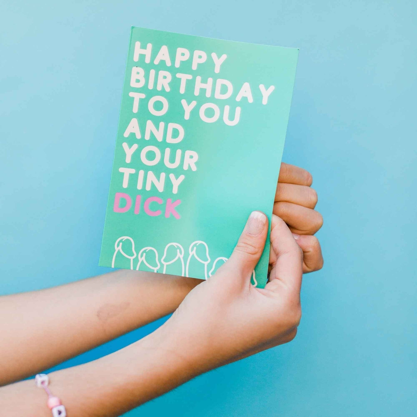 Happy Birthday to You and Your Penis (NSFW) - Glitter Bomb Card b – Soul