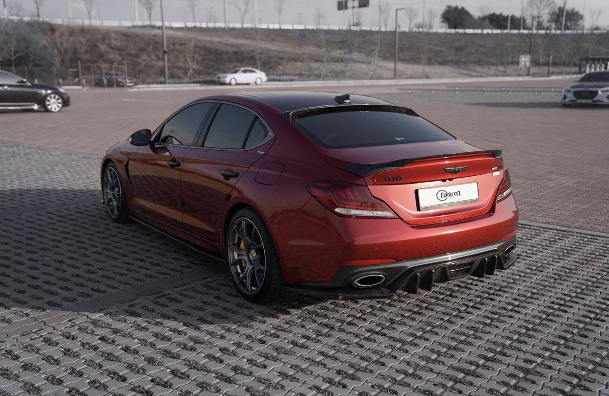 Genesis G70 Carbon Fiber Trunk Spoiler V2 ADRO Inc