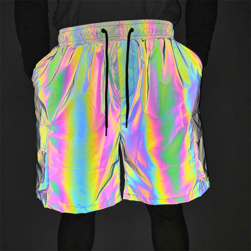 Holographic Shorts with Side Pockets – ReflectiveClo