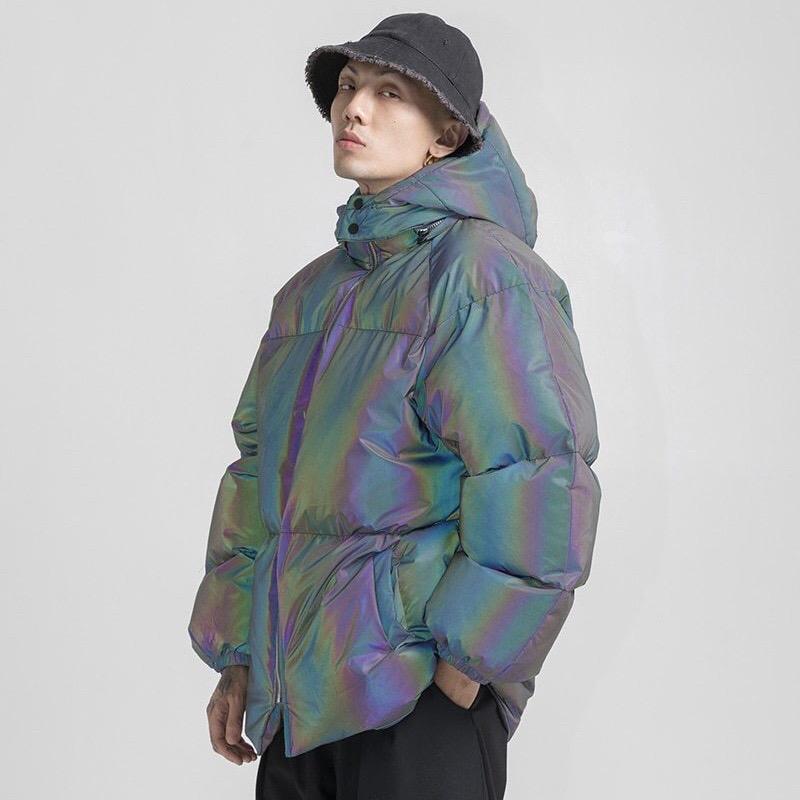 reflective bubble jacket