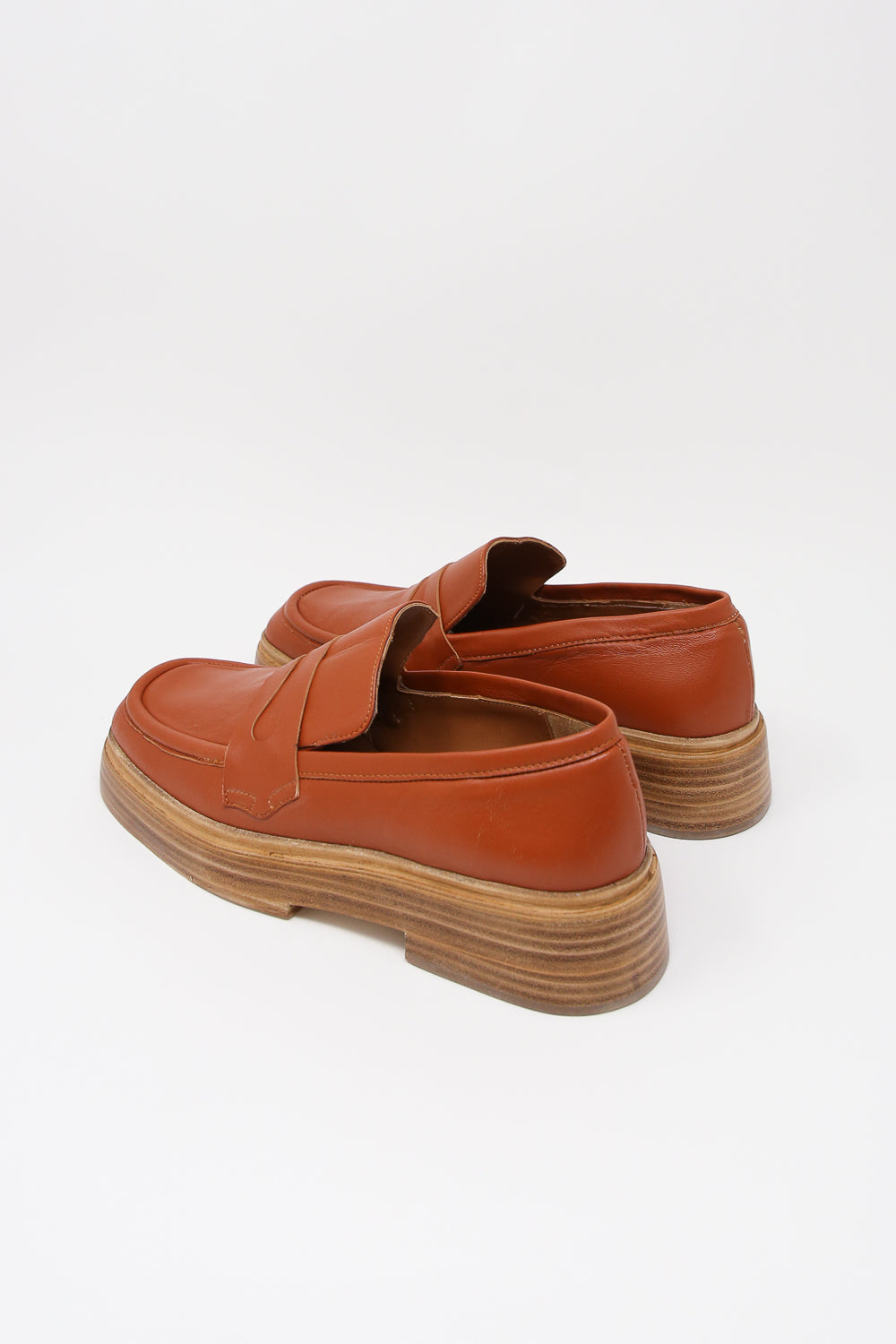 Elliot Loafer in Burnt Orange