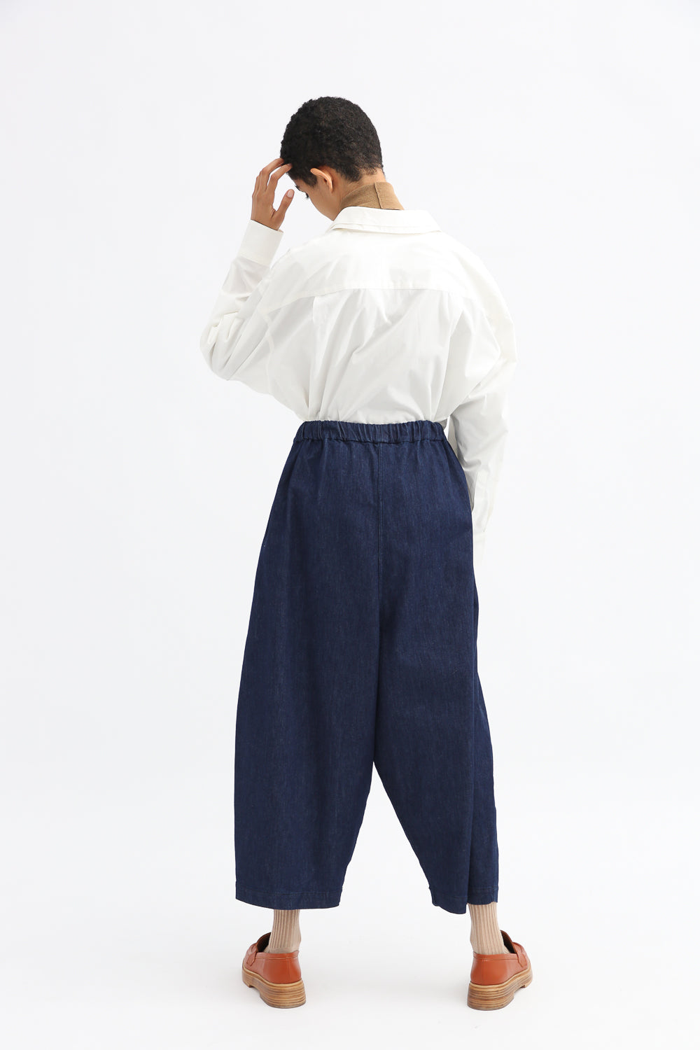 Denim Maxi Pants