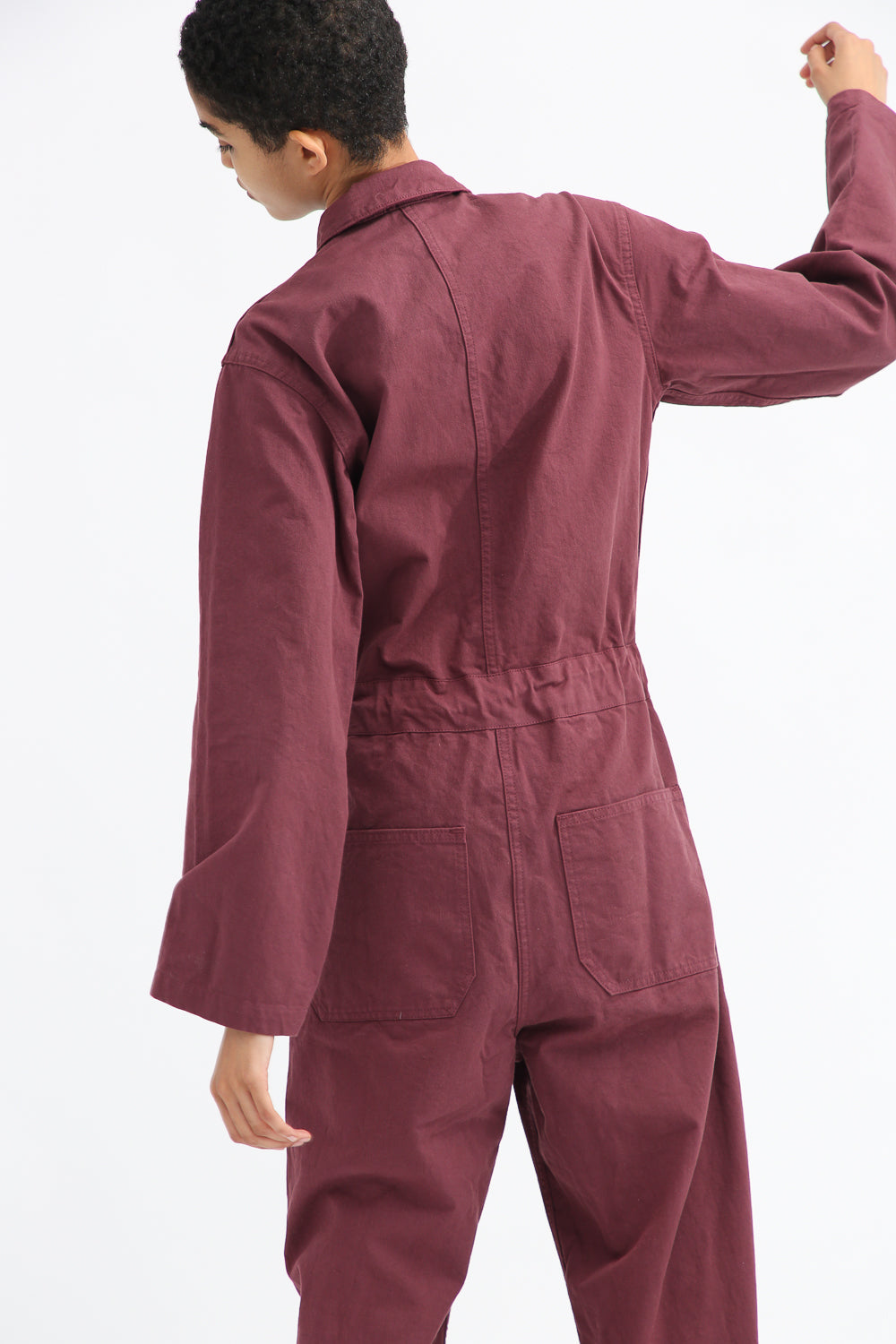 Zip Jumpsuit in Sumac