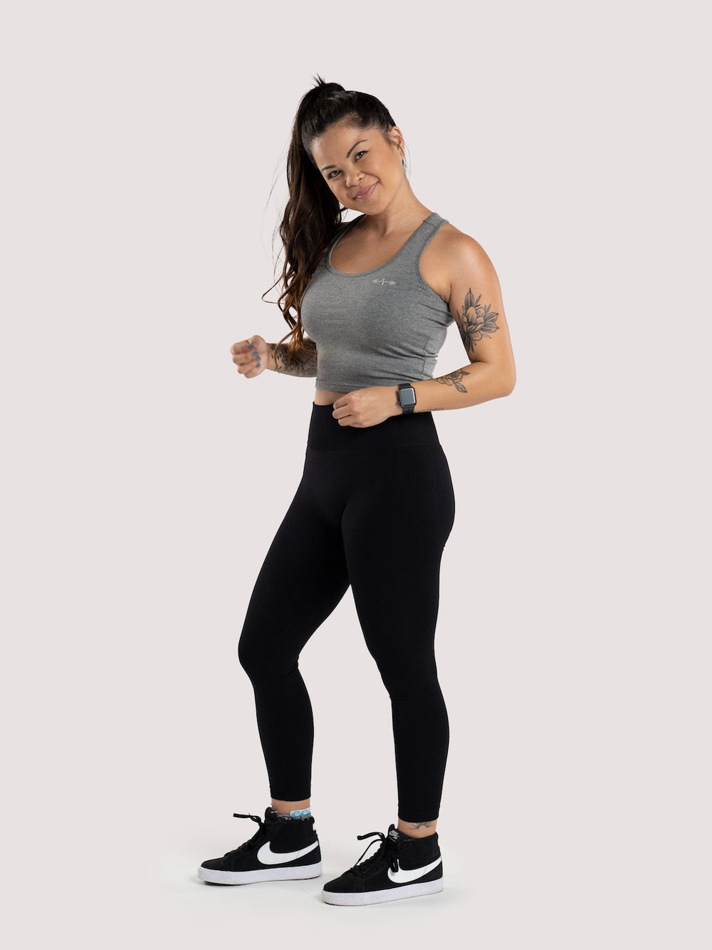 Esse Seamless Leggings - Charcoal Grey