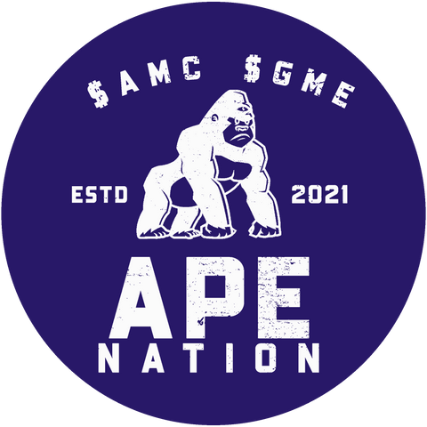 Ape Nation Est 2021 Purple Logo