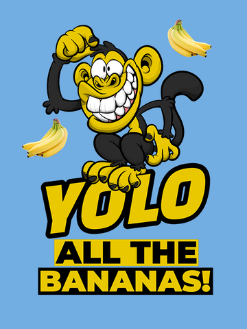 YoloAllTheBananasBlue