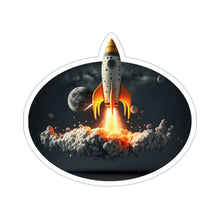 Load image into Gallery viewer, Rocket Liftoff - Kiss-Cut Stickers, 4 size options