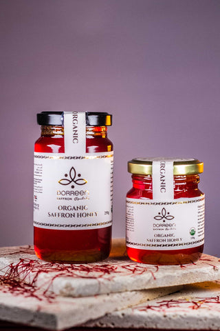 organic saffron honey