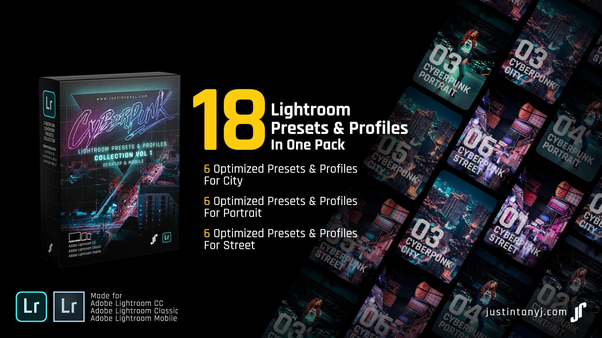 Cyberpunk Lightroom Presets And Profiles Collection Vol 1