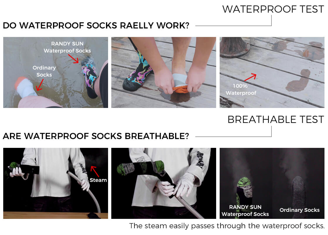 review waterproof socks