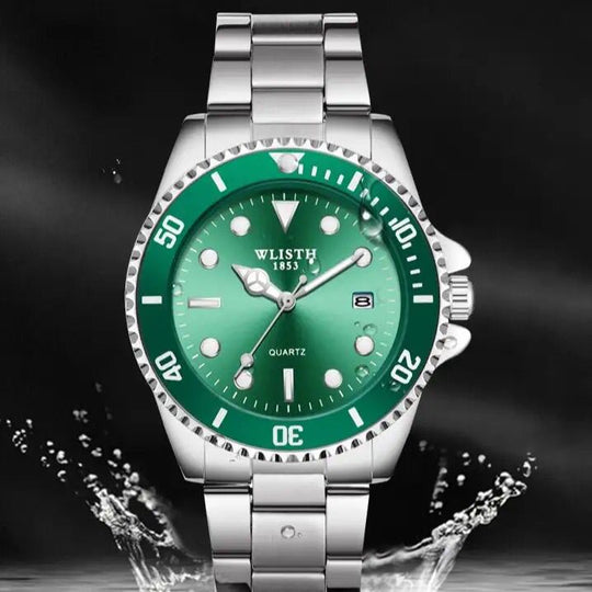 WLISTH Men's Watch Fashion Business Trend Luminous Steel Band Quartz Men Watches S6565396 Image 1