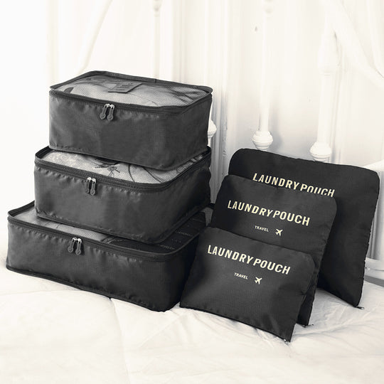 6 Pcs Travel Storage Bags Multi-functional Clothing Sorting Packages B-102 Image 1