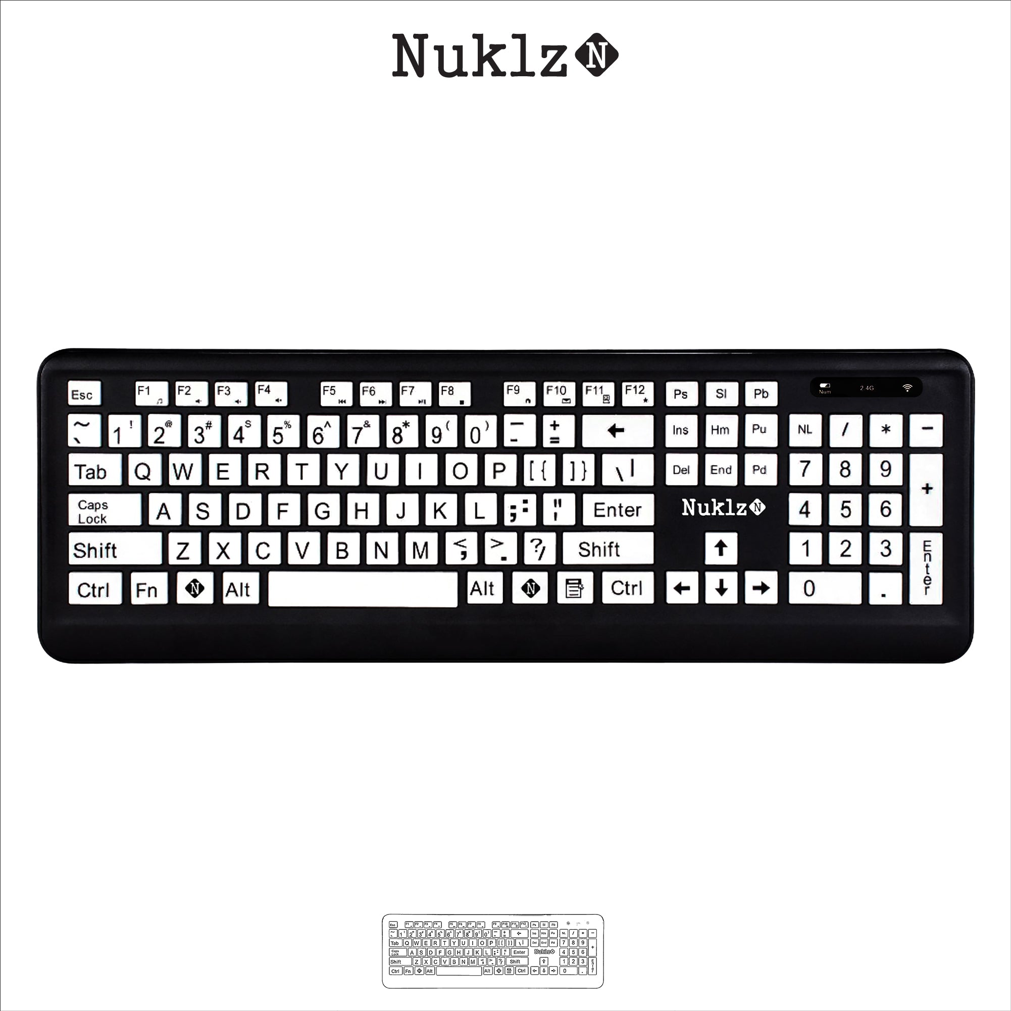 keyboard with large buttons