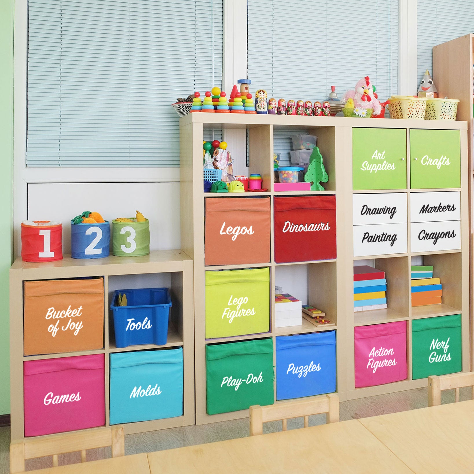 Playroom Labels Printable Picture Editable