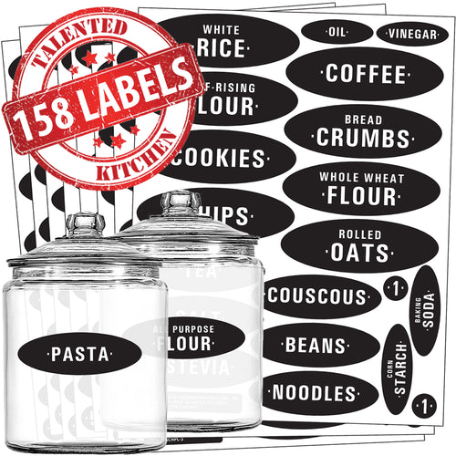 Kitchen labels Printable Chalkboard Labels Pantry Labels Digital Download  12 shapes transparent background PNG high res, label tags