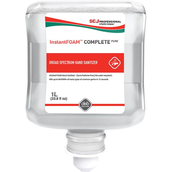 SC Johnson Professional® InstantFOAM™ Complete Hand Sanitizer, 1 L Refill, 6/Case
