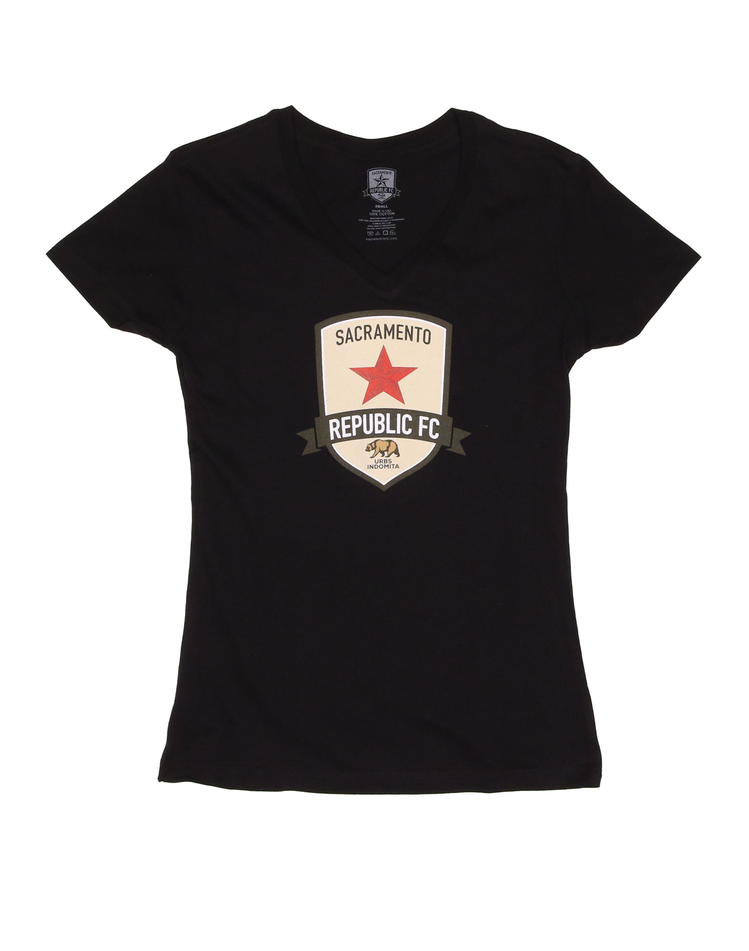 Women's Original V-neck Tee in Black – Sacramento Republic FC Team Store