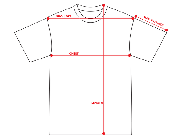 tshirt measuring guide