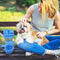 FayTun Bouteille d'eau portable 2 en 1 pour chien, distributeur d'eau portable pour animal domestique, anti-fuite, bouteille d'eau pour animal de compagnie pour promener, randonnée, voyage - RelaxCou.fr
