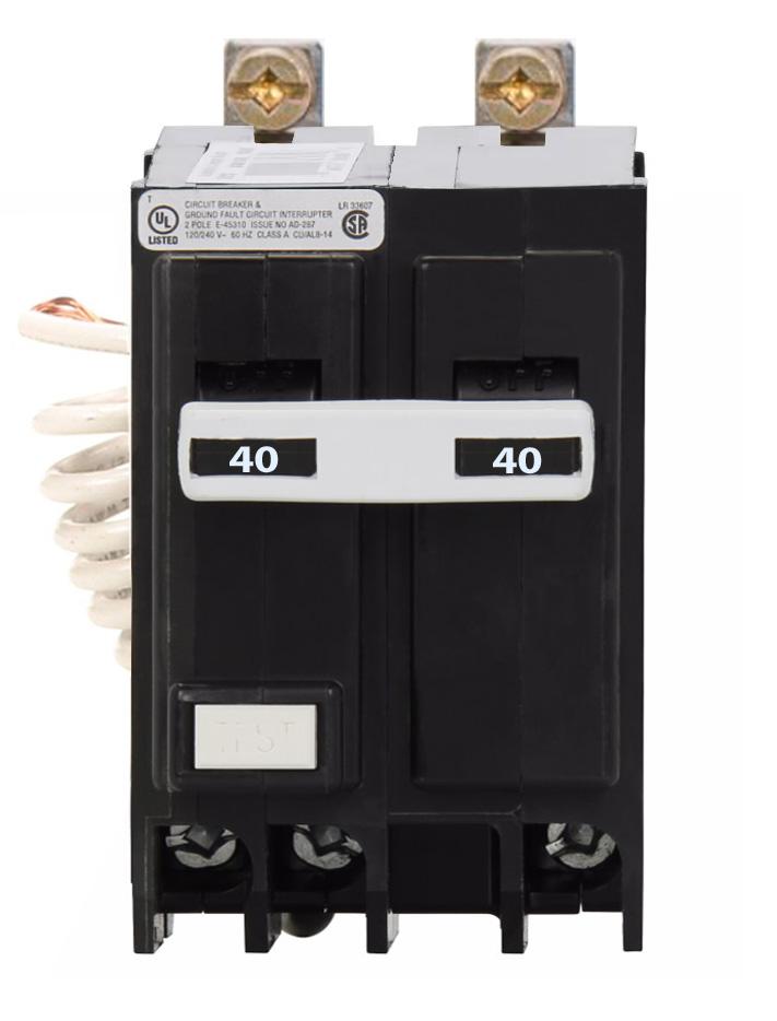 QB2040GF - Eaton - 40 Amp Ground Fault Circuit Breaker