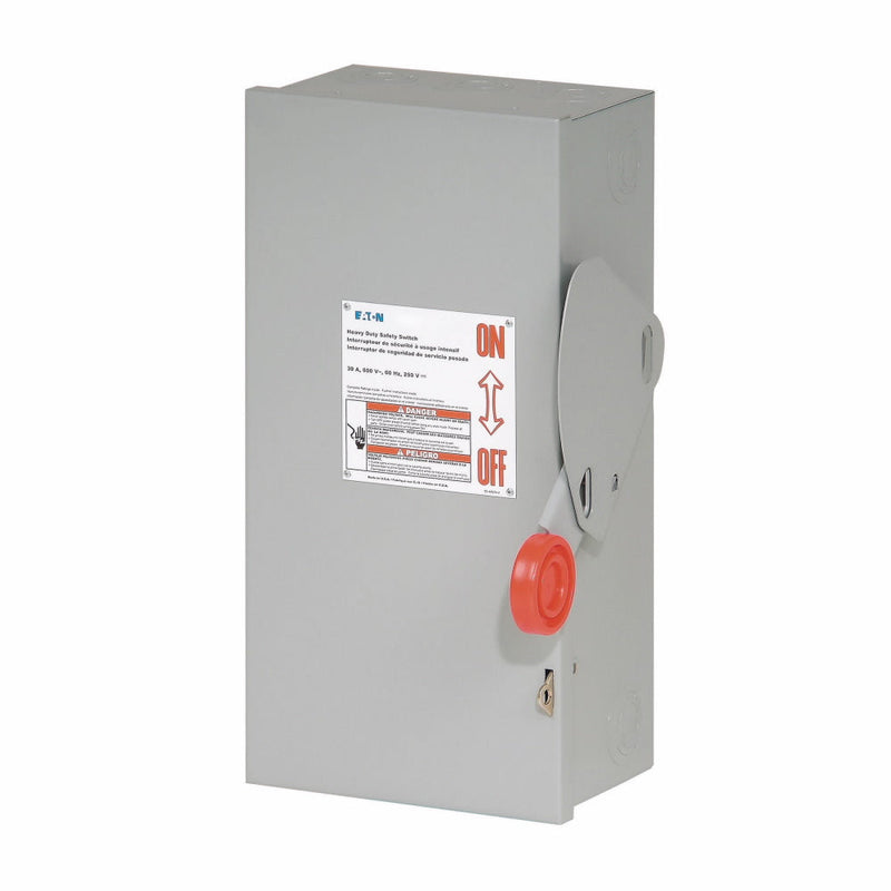 DH361UGK - Eaton Cutler-Hammer 30 Amp 3 Pole 600 Volt Disconnect and Safety Switch