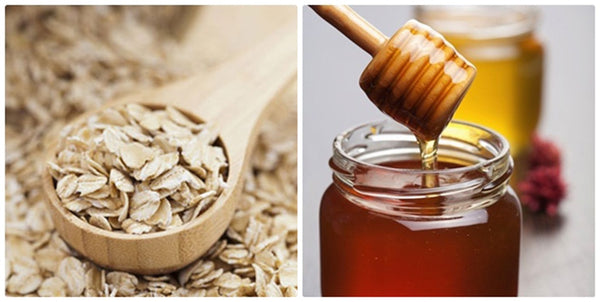 Acne scar treatment Honey and oatmeal