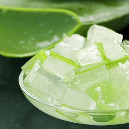 What is the effect of aloe vera in the acne scar treatment ?