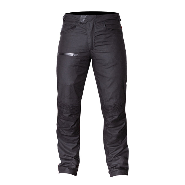 Merlin Lombard, Cotec Waxed D30 Armoured Motorcycle Trousers, Black