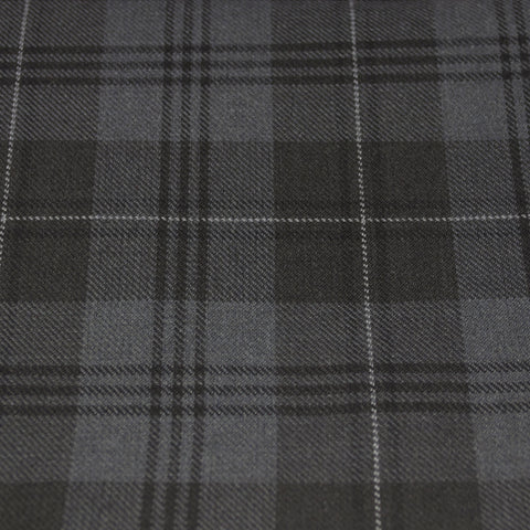 Tartan Fabric - Grey Granite – Tartan Up