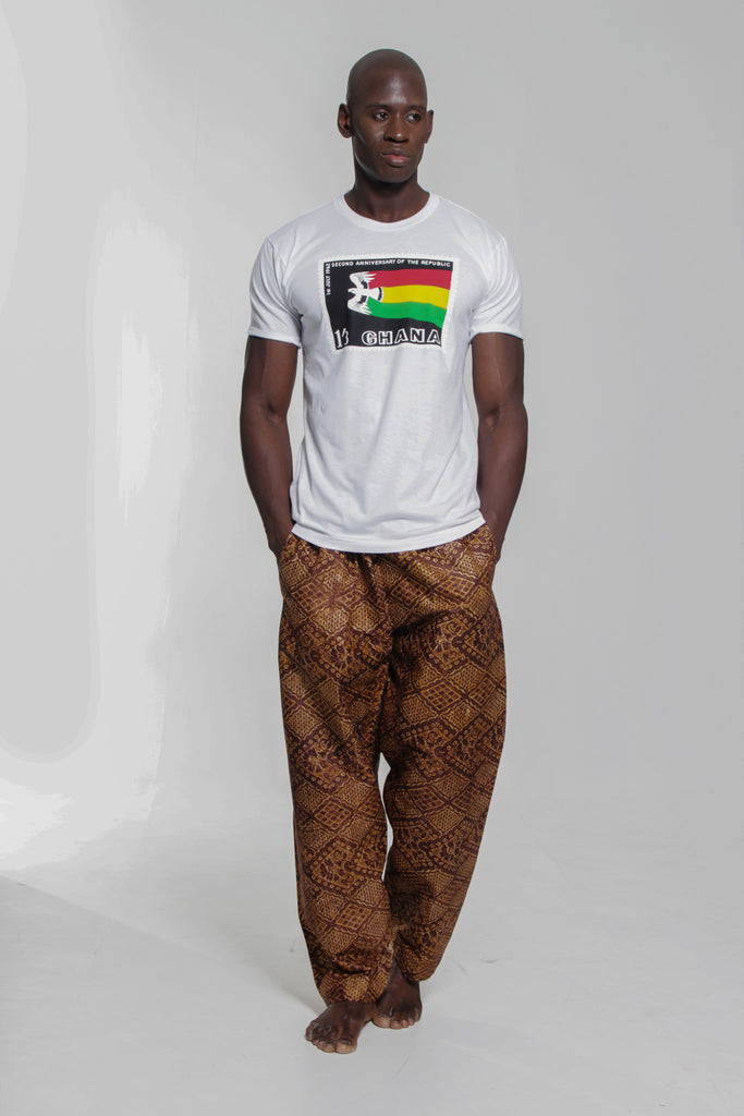 Ghana Independence T-shirt (White) Mens – Aṣọ
