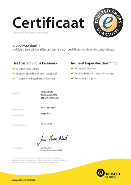 Trusted Shops Certificaat