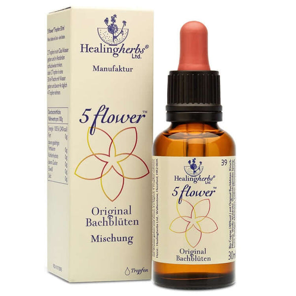 Healing Herbs 5 Flower Remedy 10ml – Homeopathy Express