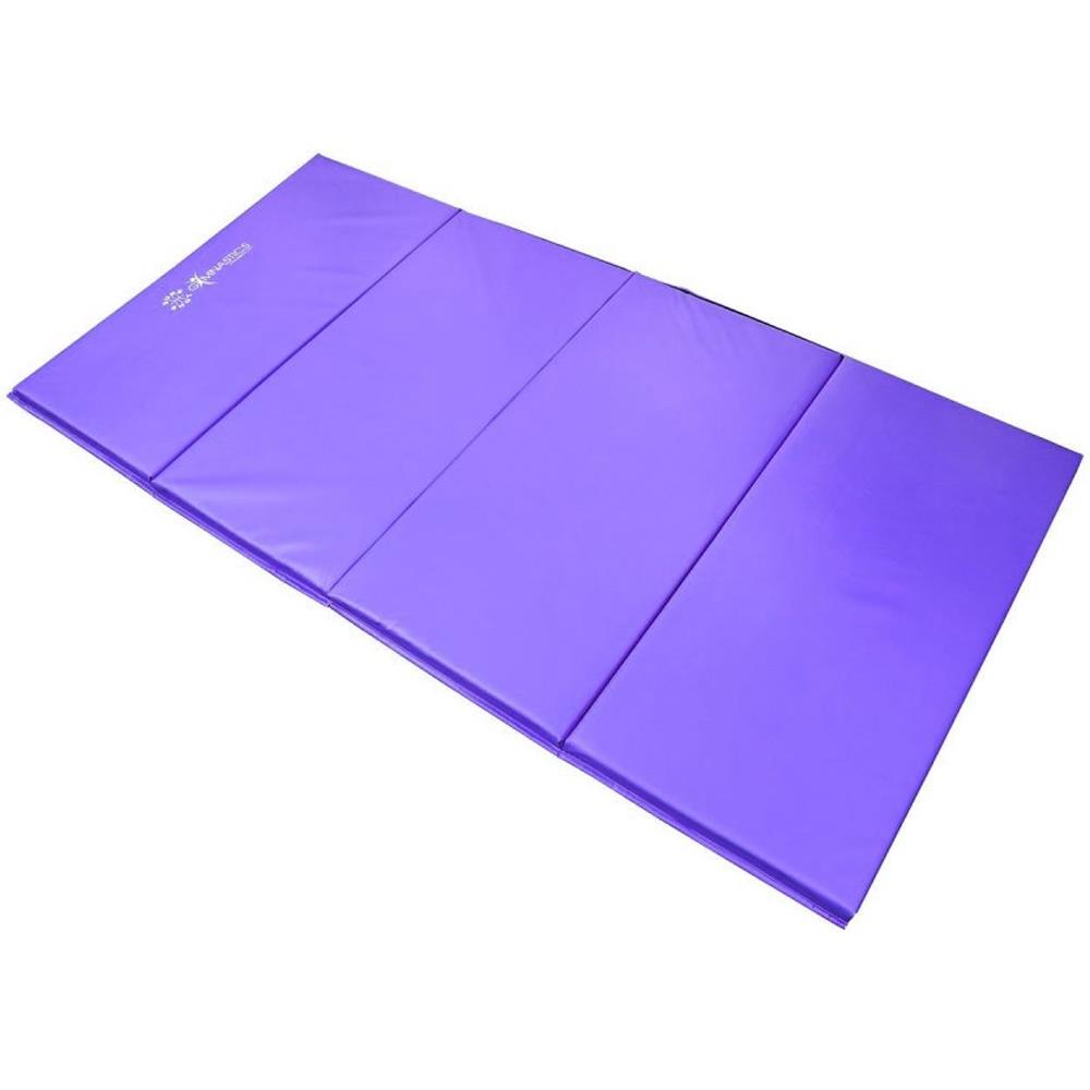 purple gymnastics mat