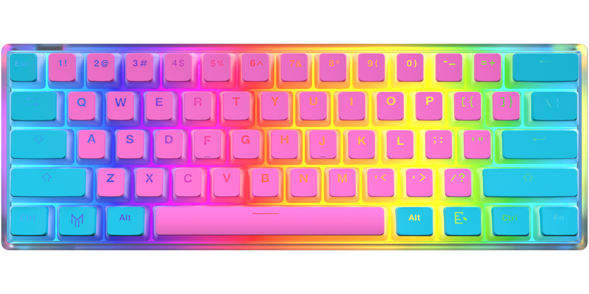 matrix pink keyboard