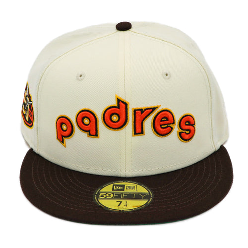 New Era 59FIFTY San Diego Padres Sunlight Pop Dark Brown 75/8