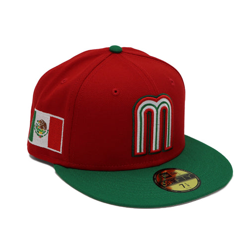 Pink/baby Blue Mexico New Era Fitted Hat – BeisbolMXShop