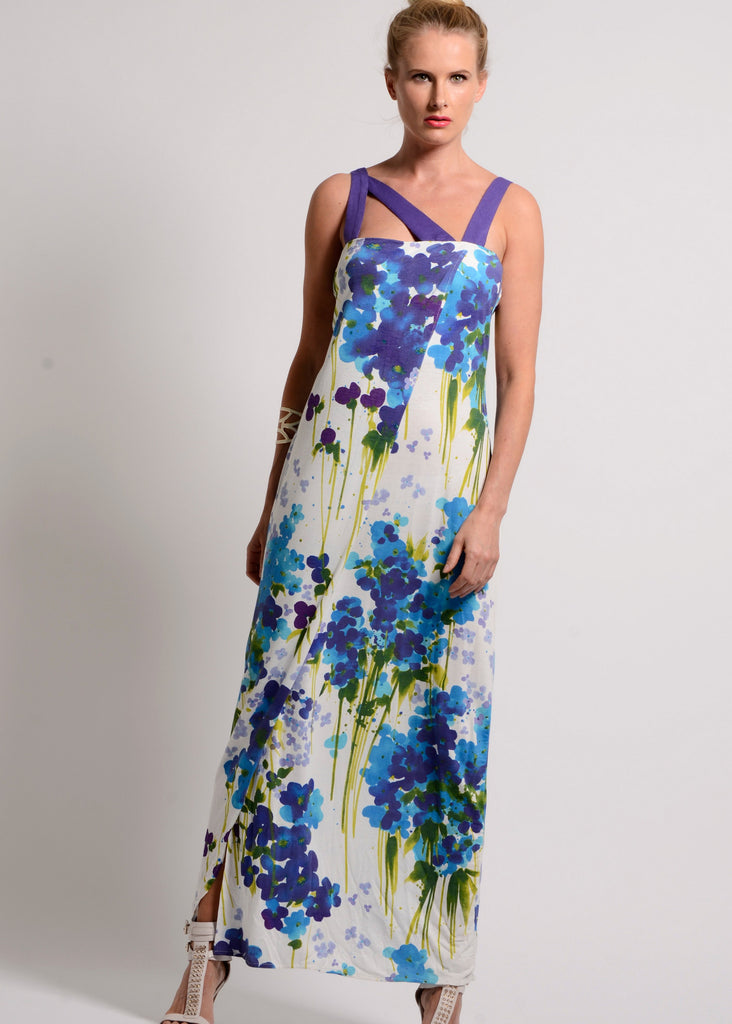 Liz - Floral print maxi dress - T.Tandon