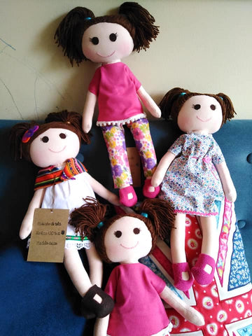 Stuffed toys made by peruvian artisans