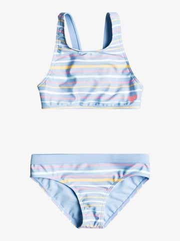 Magical Waves - Crop Two Piece Bikini Set for Girls 7-16