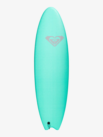 Roxy Soft Break 8'0 Soft Top Longboard Surfboard Blue Topaz 