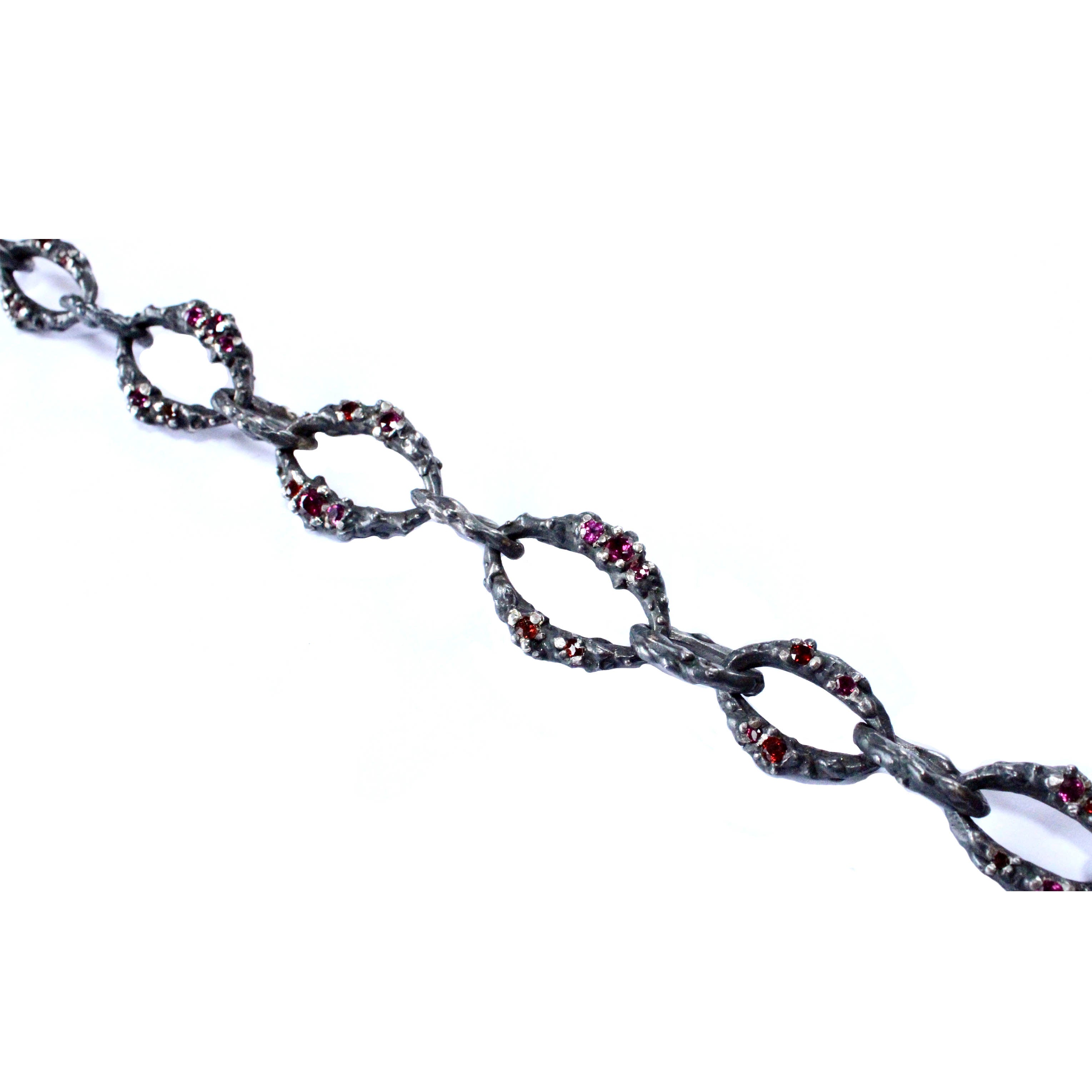 Garnet Encrusted Molten Chain