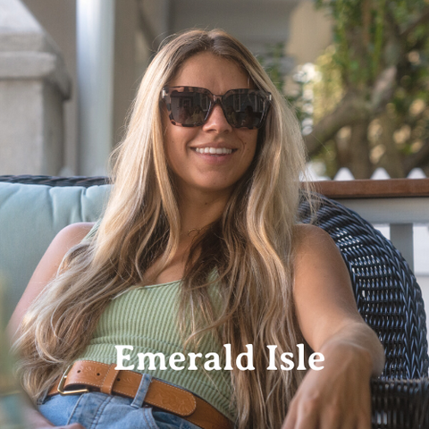 Emerald Isle Sunglasses for Women with Square Shaped Faces