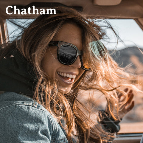 Chatham Black Frame Black Lens Sunglasses