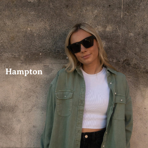 Hampton Black Black Women's Sunglasses