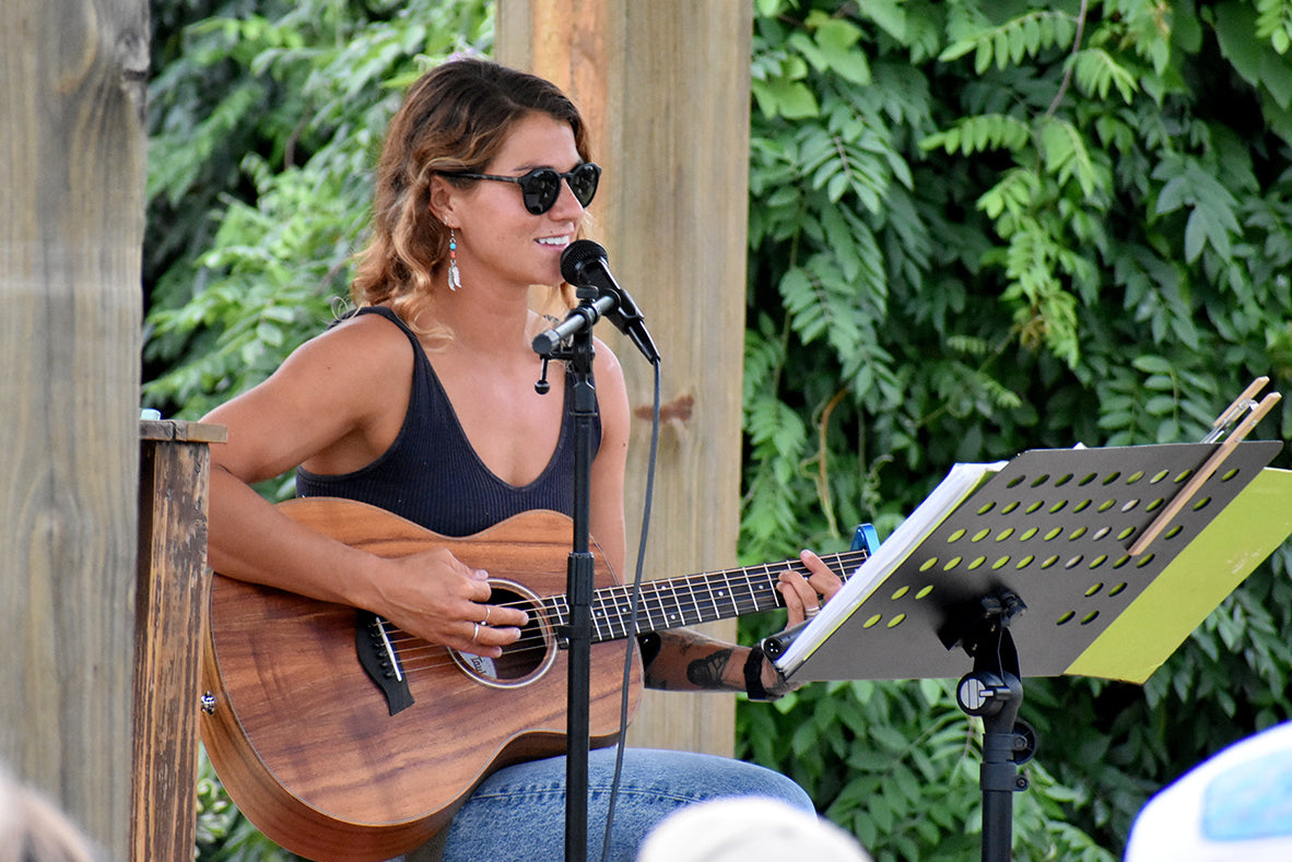 Bri Young Playing Guitar