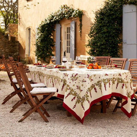 French tablecloth