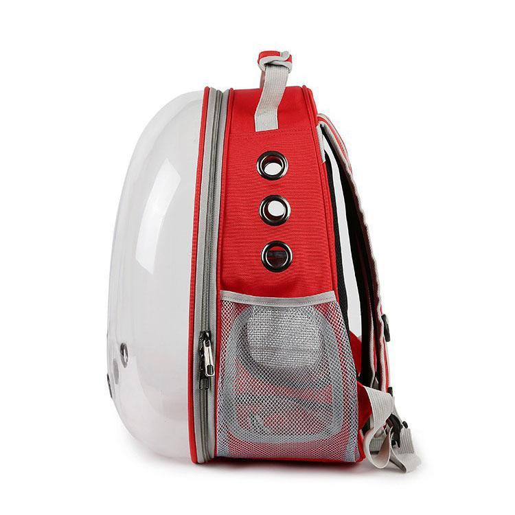 Clear Cover Parrot Bird Carrier Backpack with Stainless Steel Perch St ...