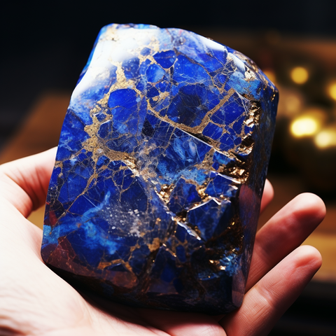 pierre lapis lazuli en méditation